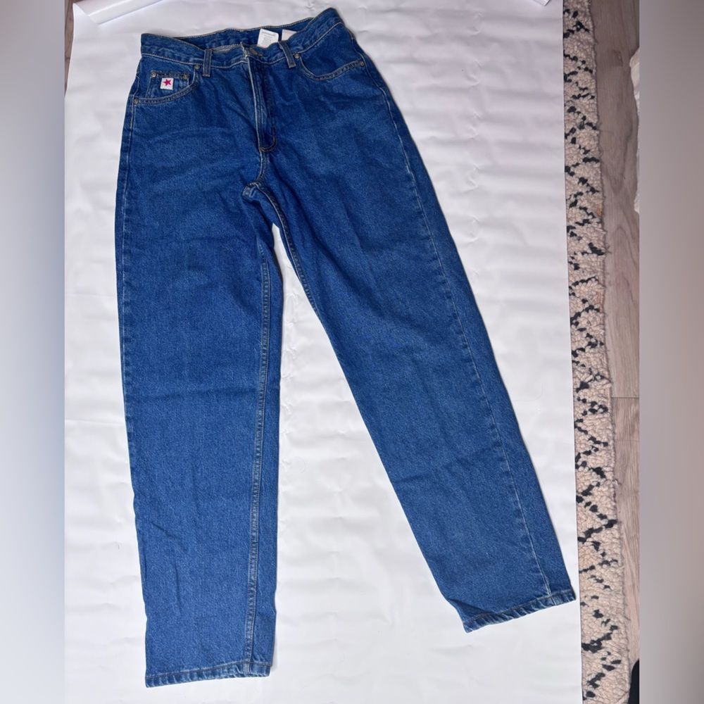 Vintage Rockies High Waisted Western Jeans - Medium Wash - Bareback Design - 11